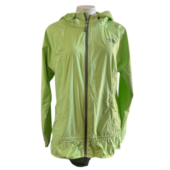 The North Face WindWall Lime Green Hoodie Jacket Women’s M - Picture 11 of 11
